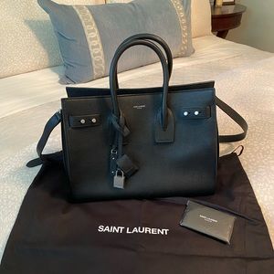 Authentic Saint Laurent Sac De Jour Handbag